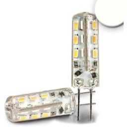 ISOLED Ampoule LED G4 48SMD, 2W, coulé, blanc neutre - Lampes LED socle G4