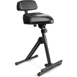 Gravity FM SEAT1 BR - Tabouret réglable en hauteur avec pied et dossier - Autres pieds