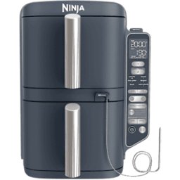 Air Fryer Ninja DoubleStack XL, verticale, thermosonde intelligente, 9.5L, 6-en-1, Bleu nuit Bleu cyber space SL451EUCYD par SharkNinja