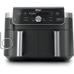 Air Fryer Ninja DualZone MAX, thermosonde intelligente, 9.5L, 6-en-1 Gris DZ950EU par SharkNinja