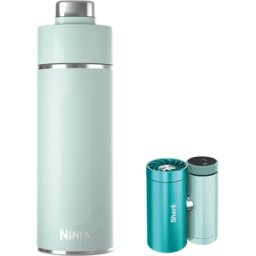 Pack Ventilateur portable 3-en-1, Shark ChillPill et Gourde isotherme Ninja Thirsti, 530 ml FA022EUBL par SharkNinja