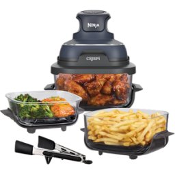 Air Fryer modulaire en verre Ninja CRISPi Cyber Space avec 3 récipients FNGYFMLOT par SharkNinja