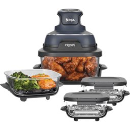 Air Fryer modulaire en verre Ninja CRISPi Cyber Space avec 4 récipients FNGY2REC par SharkNinja
