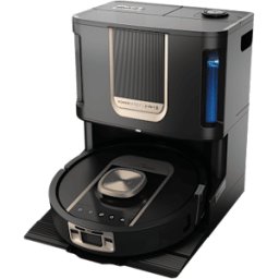 Robot aspirateur et laveur Shark ThermaCharged PowerDetect avec séchage à chaud - Noir Noir RV2900XEEU par SharkNinja