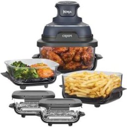 Air Fryer modulaire en verre Ninja CRISPi Cyber Space avec 5 récipients FNGYPRLOT par SharkNinja