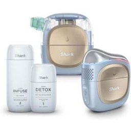 Appareil de soin du visage hydrofacial à domicile Shark FacialPro Glow + DePuffi - Bleu Spa Bleu spa FH320EU par SharkNinja