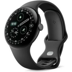 Montre Google Pixel Watch 4 45 Mm Lte Noire (matte Black) Et Bracelet Sport Noir (obs