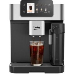 Beko Machine A Café Avec Broyeur - Ceg7348x - 1350 W - 250g De Grains - Noir / Silver