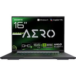 Gigabyte Pc Portable Gamer Aero X16 1vh93frc64ah - 16'' Qhd+ 165hz - Rtx5060 - Amd Ryzen Ai 7 350 - 32go - 1to Ssd - Win 11 Fami