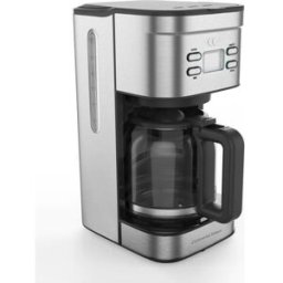 CONTINENTAL EDISON Cafetiere Filtre Programmable Inox
