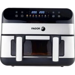 Fagor Friteuse Sans Huile - Airfryer Fgf10 - 10 L - 2400 W - Ecran Tactile - 8 Modes Pré Enregistré - Grande Cuve De Cuisson