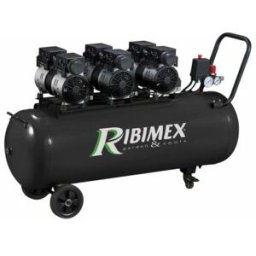 Ribimex Compresseur d air 3 x 1cv cuve 100 litres silencieux