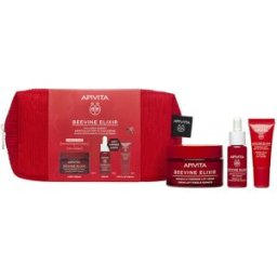 Apivita Beevine Elixir Crème Lifting Et Raffermissante Légère Coffret De 4 Pièces