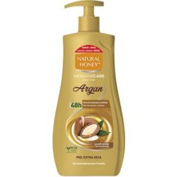 Natural Honey Argan Elixir lotion pour le corps distributeur 600 ml