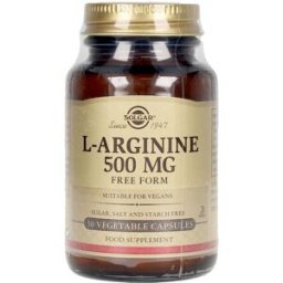 Solgar L-ARGININE 500 mg gélules végétales 50 unités