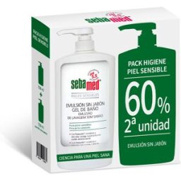 Sebamed Emulsion Sans Savon gel de bain 2 x 750 ml