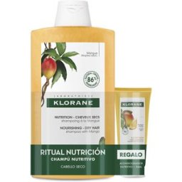 Klorane Ensemble Shampooing + APRÈS-SHAMPOOING À La Mangue (2 pièces)
