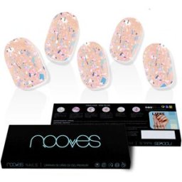 Nooves Ongles Gel peche galettes premium luxe #metallic