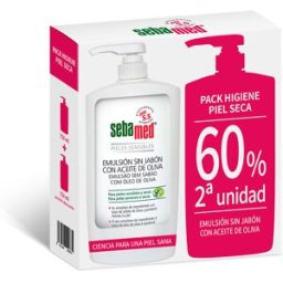 Sebamed Émulsion Sans Savon Gel de bain à l’huile d’olive duo 2 x