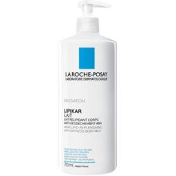 La Roche Posay Lipikar Lait 48h, lait hydratant et apaisant pour le corps, pour peaux sèches, 750 ml