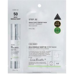 Vt Cosmetics Masque de micro-aiguillage Vt Reedle Shot 50 en 2 étapes, 20 g