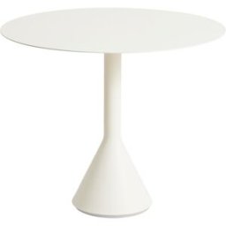 Hay - Table ronde Palissade - Blanc - Béton teinté - Designer Ronan & Erwan Bouroullec