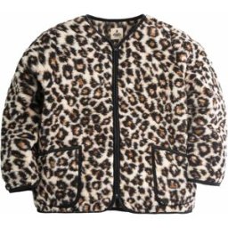 ColdBreaker - Veste droite en laine - Sweatshirt Adult Nordeen Leopard en Laine - Taille S - Beige