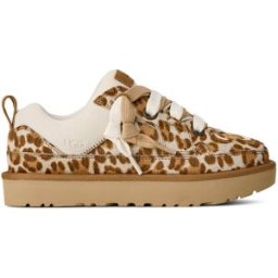 Ugg - Chaussures légères et respirantes - W Lo Lowmel Plains Felicity Leopard Jasmine pour Femme - Taille 38 - Marron