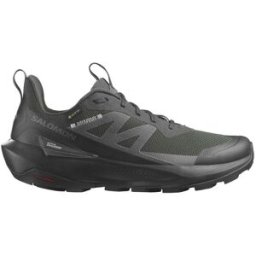 Salomon - Chaussures de randonnée en GORE-TEX - Elixir Activ GTX Phantom/Black/Magnet pour Homme - Taille 44 - Noir