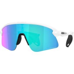 Oakley - Lunettes de soleil - Stunt Devil S Matte White/Prizm Sapphire pour Homme - Blanc