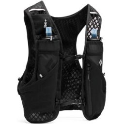 Black Diamond - Gilet de trail - Distance 6 Black en Nylon - Taille M - Noir