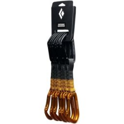 Black Diamond - Pack de 6 dégaines d'escalade - Hotforge Quickpack 12 Cm Amber - Jaune
