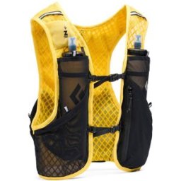 Black Diamond - Gilet de trail - Distance 6 Soft Ochre en Nylon - Taille M - Jaune