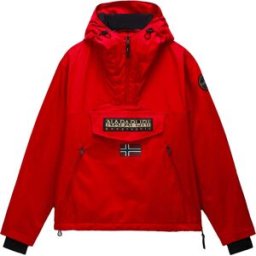 Napapijri - Anorak imperméable, coupe-vent et isolant - Rainforest Next Haute Red pour Homme en Nylon - Taille L - Rouge