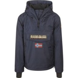 Napapijri - Anorak imperméable, coupe-vent et isolant - Rainforest Next Blu Marine pour Homme en Nylon - Taille M - Navy