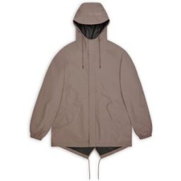 Rains - Veste imperméable et coupe-vent - Fishtail Jacket W3 Cinder - Taille S - Beige