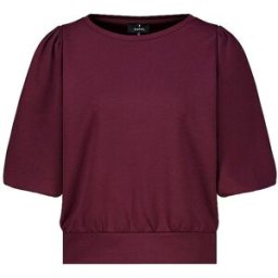 Monari Pull rouge foncé 40