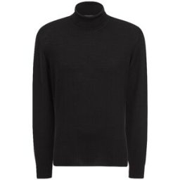 Maerz Pull à col roulé noir 56