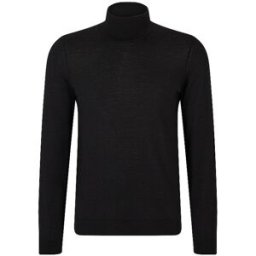 Boss Pull à col roulé slim fit MUSSO noir M