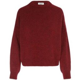 Max Mara Pull à col roulé WKDTUONO rouge foncé XS
