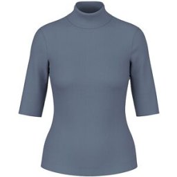 Marc Cain Pull à col roulé bleu marine 38
