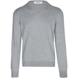 Gran Sasso Pull-over gris clair 56