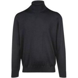 Maerz Pull à col roulé bleu 52