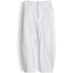 Opus Pants Jeans Balloon Fit MARI SHARP blanc 40/L28