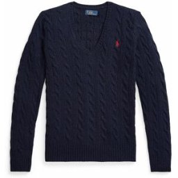 Ralph Lauren Pull KIMBERLEY bleu marine L