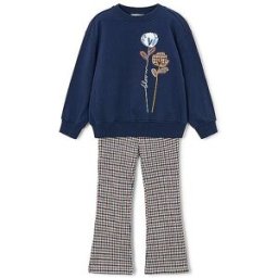 Mayoral Ensemble 2 pièces fille pull et legging bleu marine 116