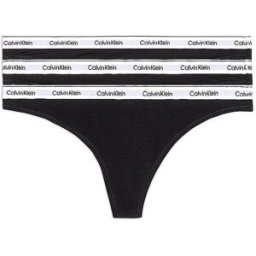 Calvin Klein String lot de 3 noir noir S