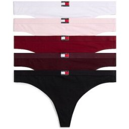 Tommy Hilfiger String lot de 5 rouge foncé rouge foncé S