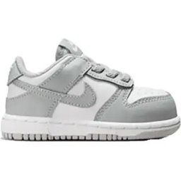 Nike Baskets Dunk Low Bte White / White / Light Smoke Grey EU 22 Garçon,Fille