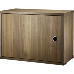 Caisson en noyer avec porte battante - String furniture
